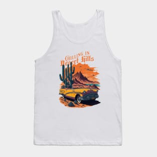 Chilling in Desert Hills vintage style Tank Top